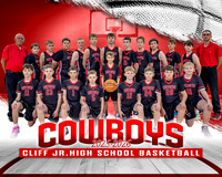 2025-26 Cliff Jr High Basketball Boys