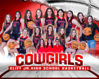 2025-26 Cliff Jr High Basketball Girls