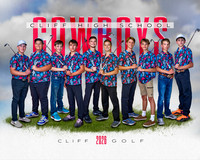 2025-26 Cliff HS Golf Boys