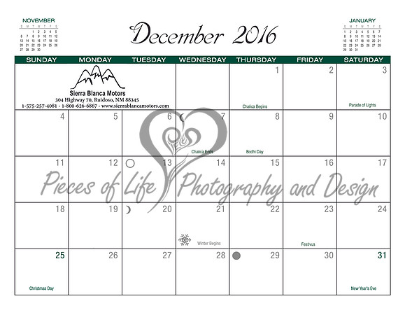 #1 Calendar 2015