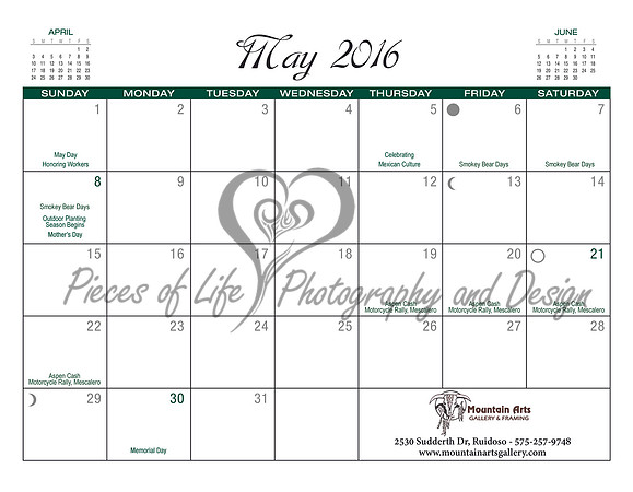 #1 Calendar 2015