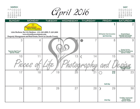 #1 Calendar 2015