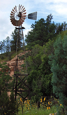 Windmill in Skates Canyon