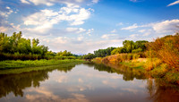 Fall Reflections on the Gila