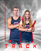 White Out Track Individual Template