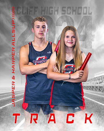 White Out Track Individual Template